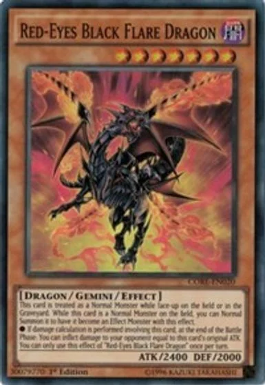 Red-Eyes Black Flare Dragon [1st Edition] CORE-EN020