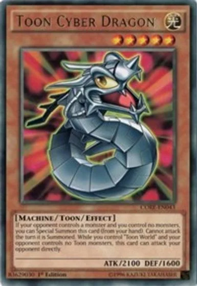 Toon Cyber Dragon [1st Edition] CORE-EN043