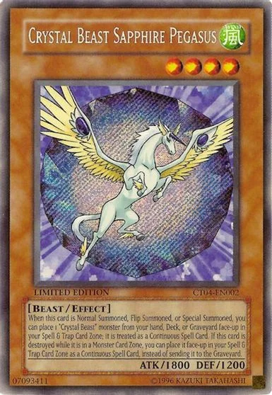 Crystal Beast Sapphire Pegasus CT04-EN002