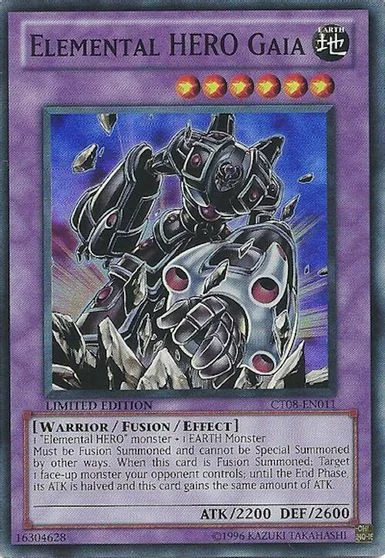 Elemental HERO Gaia CT08-EN011