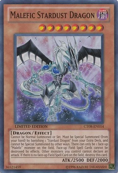 Malefic Stardust Dragon CT08-EN014
