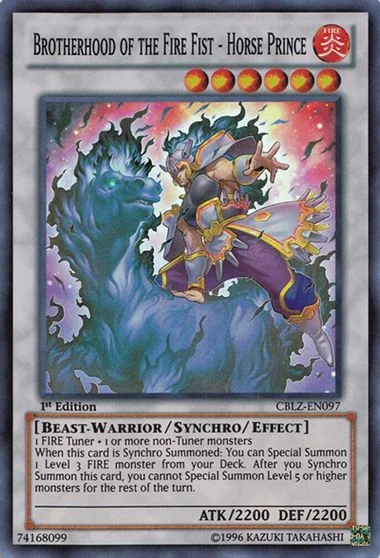 Brotherhood of the Fire Fist - Horse Prince [1st Edition] CBLZ-EN097