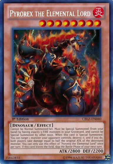 Pyrorex the Elemental Lord CBLZ-EN040