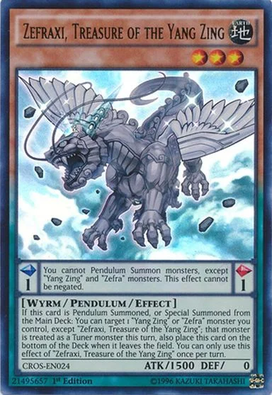 Zefraxi, Treasure of the Yang Zing [1st Edition] CROS-EN024