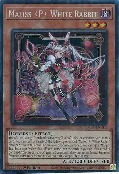 Maliss White Rabbit [Collector's Rare] CRBR-EN015