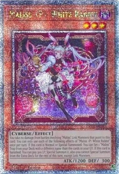 Maliss White Rabbit [Quarter Century Secret Rare] CRBR-EN015