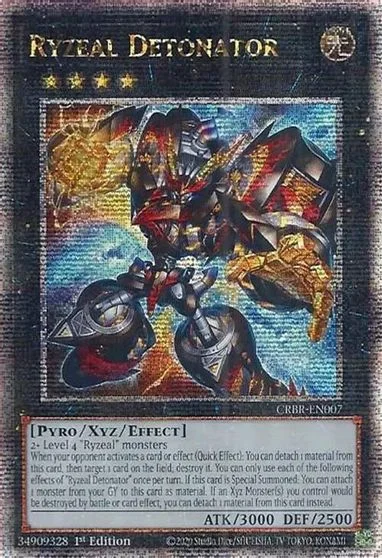 Ryzeal Detonator [Quarter Century Secret Rare] CRBR-EN007