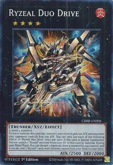 Ryzeal Duo Drive [Collector's Rare] CRBR-EN006