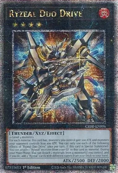 Ryzeal Duo Drive [Quarter Century Secret Rare] CRBR-EN006