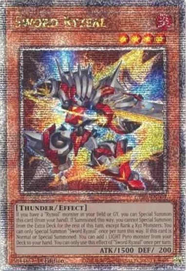 Sword Ryzeal [Quarter Century Secret Rare] CRBR-EN001