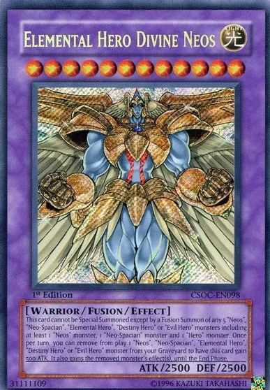 Elemental Hero Divine Neos [1st Edition] CSOC-EN098