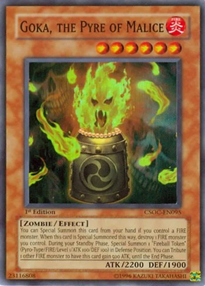 Goka, the Pyre of Malice [1st Edition] CSOC-EN095