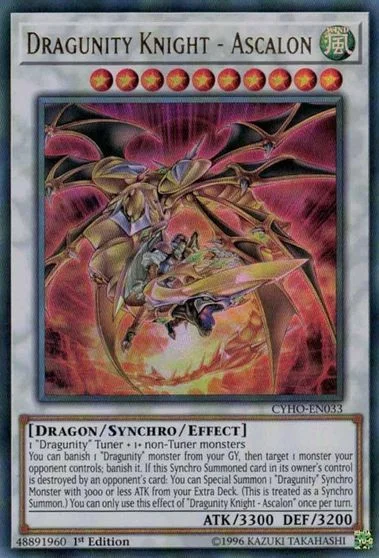 Dragunity Knight - Ascalon [1ST Edition] CYHO-EN033