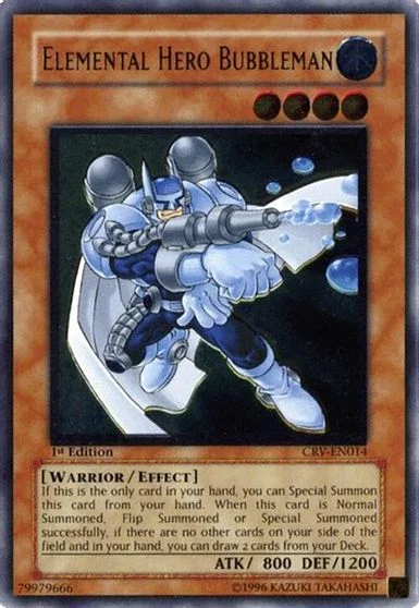 Elemental Hero Bubbleman [1st Edition] CRV-EN014