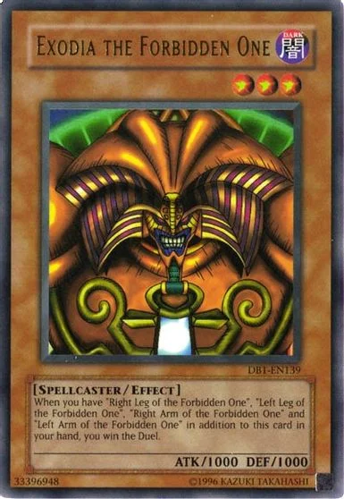 Exodia the Forbidden One DB1-EN139