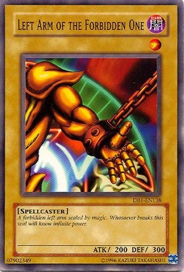 Left Arm of the Forbidden One DB1-EN138