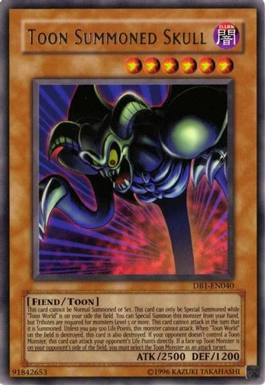 Toon Summoned Skull DB1-EN040