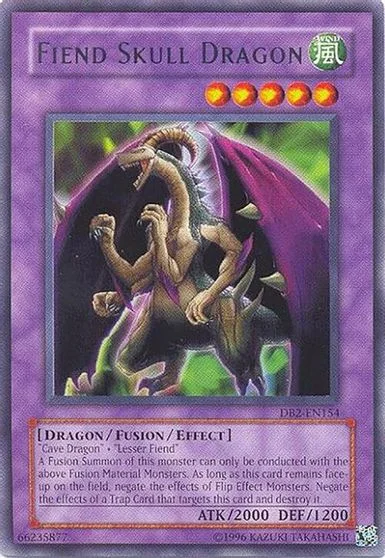 Fiend Skull Dragon DB2-EN154