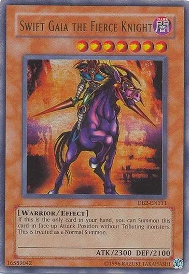 Swift Gaia the Fierce Knight DB2-EN111