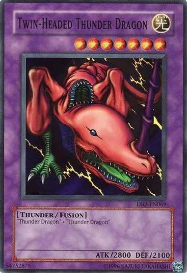 Twin-Headed Thunder Dragon DB2-EN069