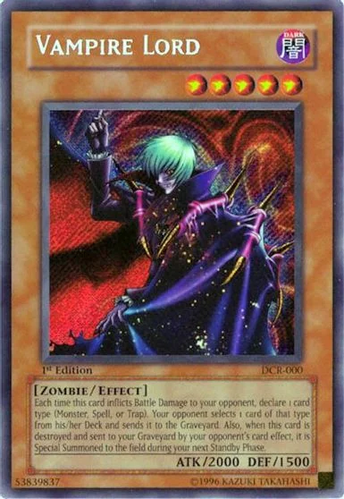 Vampire Lord [1st Edition] DCR-000