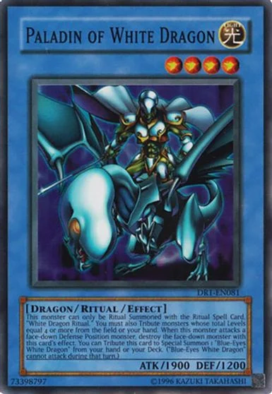 Paladin of White Dragon DR1-EN081