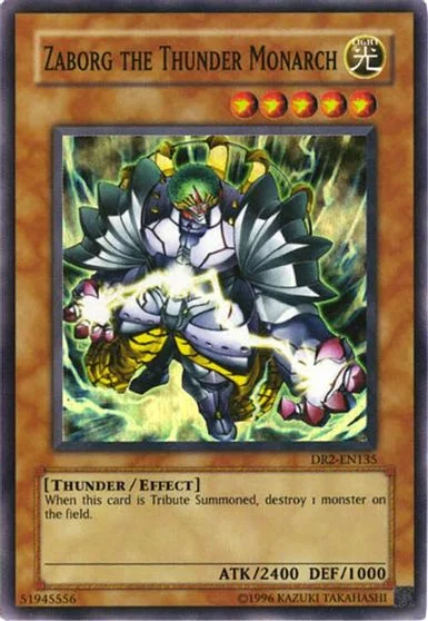 Zaborg the Thunder Monarch DR2-EN135