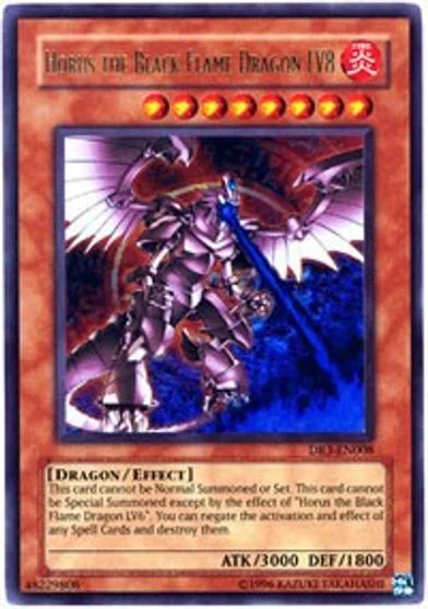 Horus the Black Flame Dragon LV8 DR3-EN008