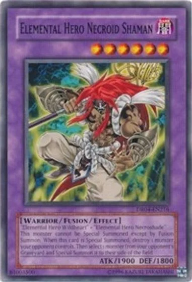 Elemental Hero Necroid Shaman DR04-EN216