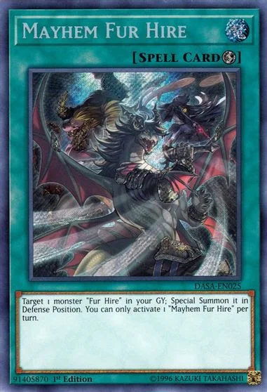 Mayhem Fur Hire [1st Edition] DASA-EN025