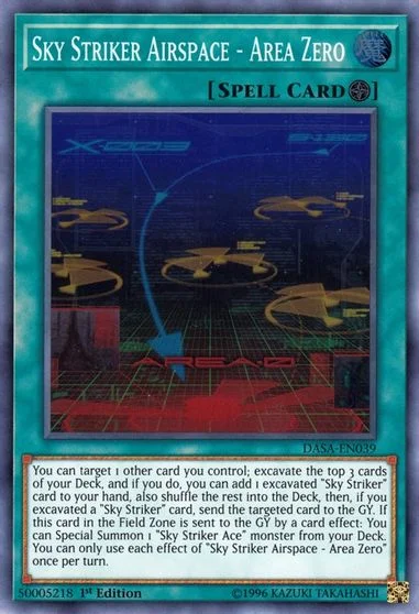Sky Striker Airspace - Area Zero [1st Edition] DASA-EN039