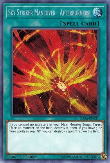 Sky Striker Maneuver - Afterburners! [1st Edition] DASA-EN031