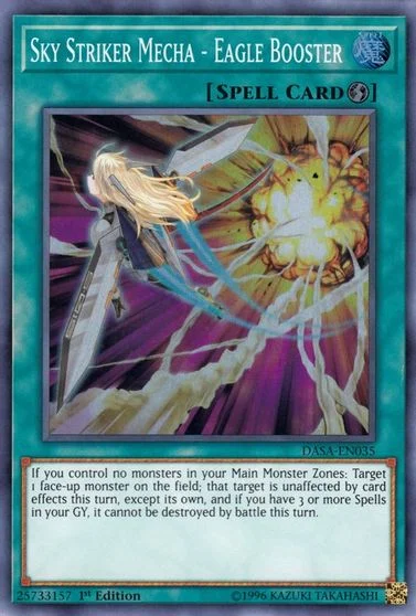 Sky Striker Mecha - Eagle Booster [1st Edition] DASA-EN035