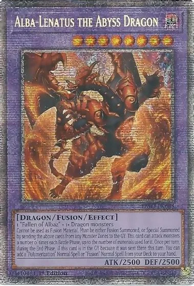 Alba-Lenatus the Abyss Dragon [Starlight Rare 1st Edition] DIFO-EN035