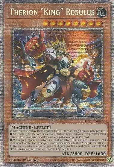 Therion King Regulus [Starlight Rare 1st Edition] DIFO-EN007