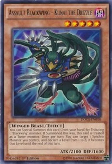Assault Blackwing - Kunai the Drizzle [1st Edition] DOCS-EN018