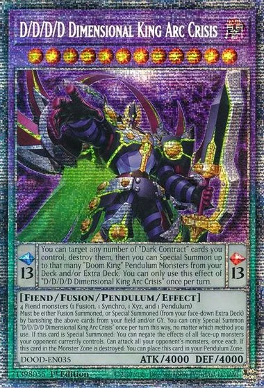 D/D/D/D Dimensional King Arc Crisis [Starlight Rare] DOOD-EN035