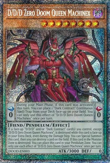 D/D/D Zero Doom Queen Machinex [Starlight Rare] DOOD-EN003