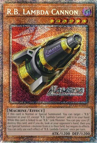 R.B. Lambda Cannon [Starlight Rare] DOOD-EN090