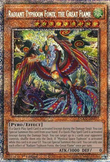 Radiant Typhoon Fonix, the Great Flame [Starlight Rare] DOOD-EN017
