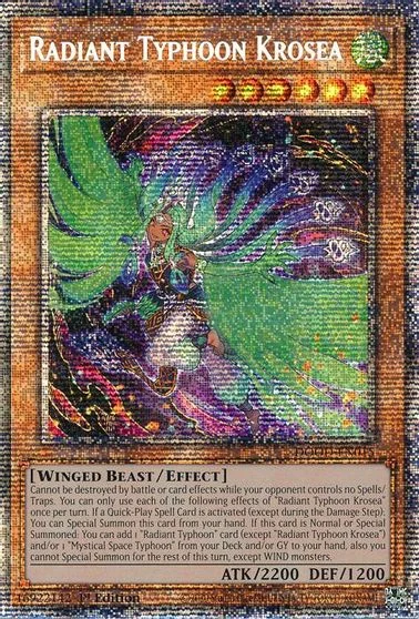 Radiant Typhoon Krosea [Starlight Rare] DOOD-EN015
