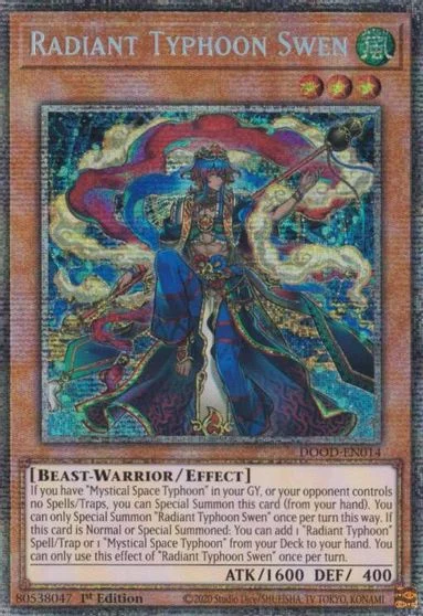 Radiant Typhoon Swen [Starlight Rare] DOOD-EN014
