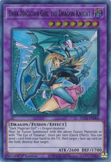 Dark Magician Girl The Dragon Knight [Alternate Art Green] DLCS-EN006