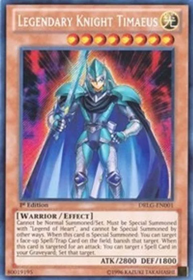Legendary Knight Timaeus [1st Edition] DRLG-EN001