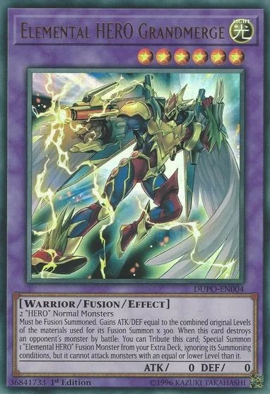Elemental HERO Grandmerge [1st Edition] DUPO-EN004