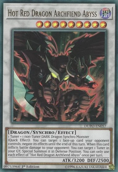 Hot Red Dragon Archfiend Abyss [1st Edition] DUPO-EN057