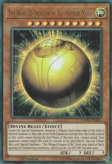 The Winged Dragon of Ra - Sphere Mode DUPO-EN045