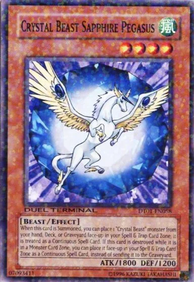 Crystal Beast Sapphire Pegasus DT01-EN058