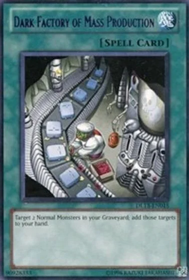 Dark Factory of Mass Production DL13-EN015