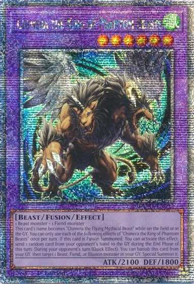 Chimera the King of Phantom Beasts [Quarter Century Secret Rare] DUNE-EN033